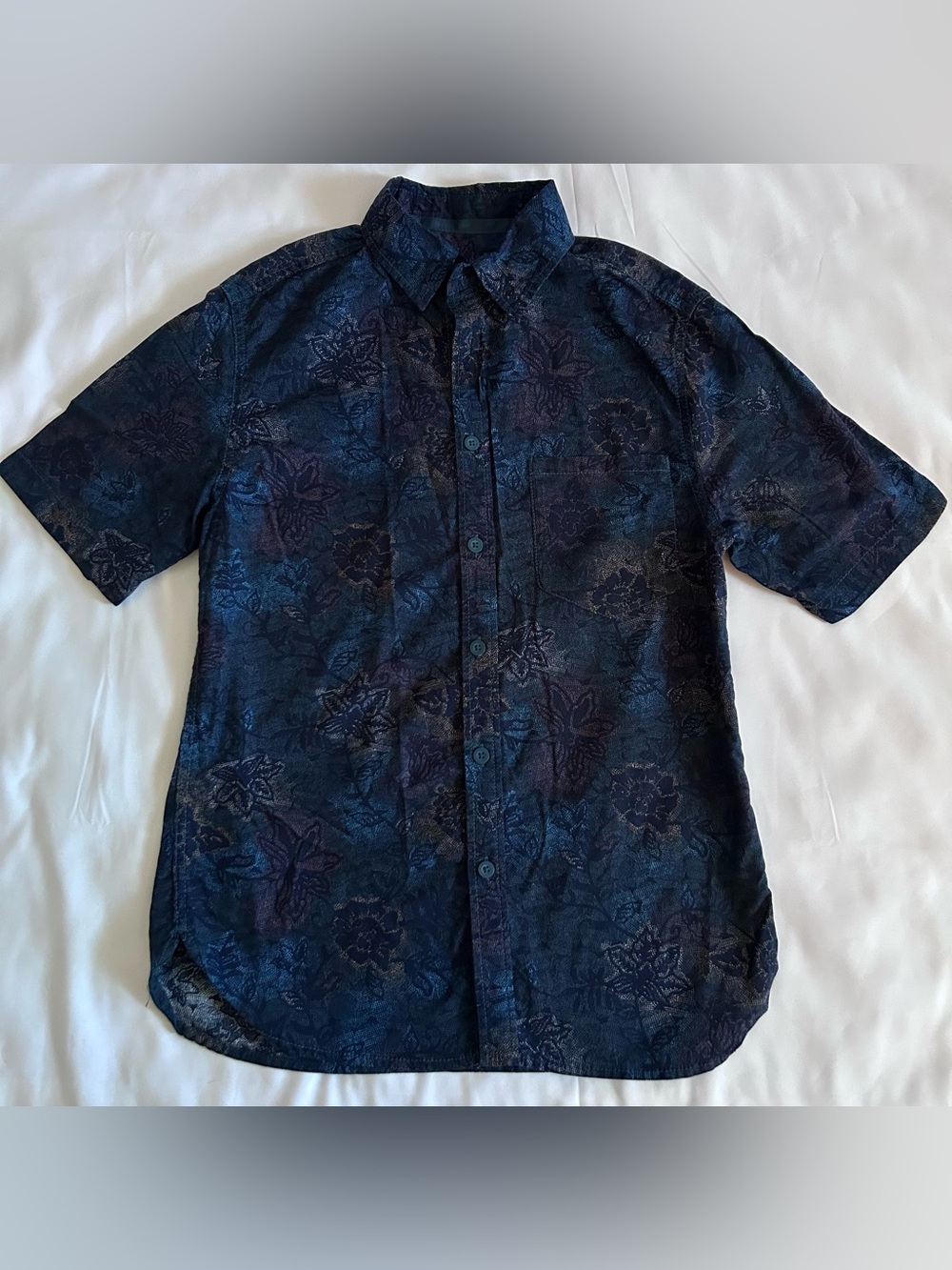 Mossimo Supply Co.  Men's  Short Sleeve Casual Floral Button Down Shirt Size S
